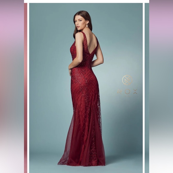 Nox Anabel Maxi dress size 12 (red) - Picture 2 of 7